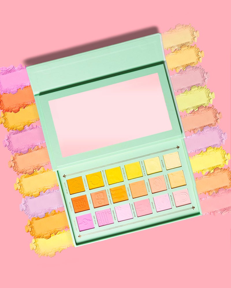 Alineando mi paleta de sombras de ojos en colores pastel Future