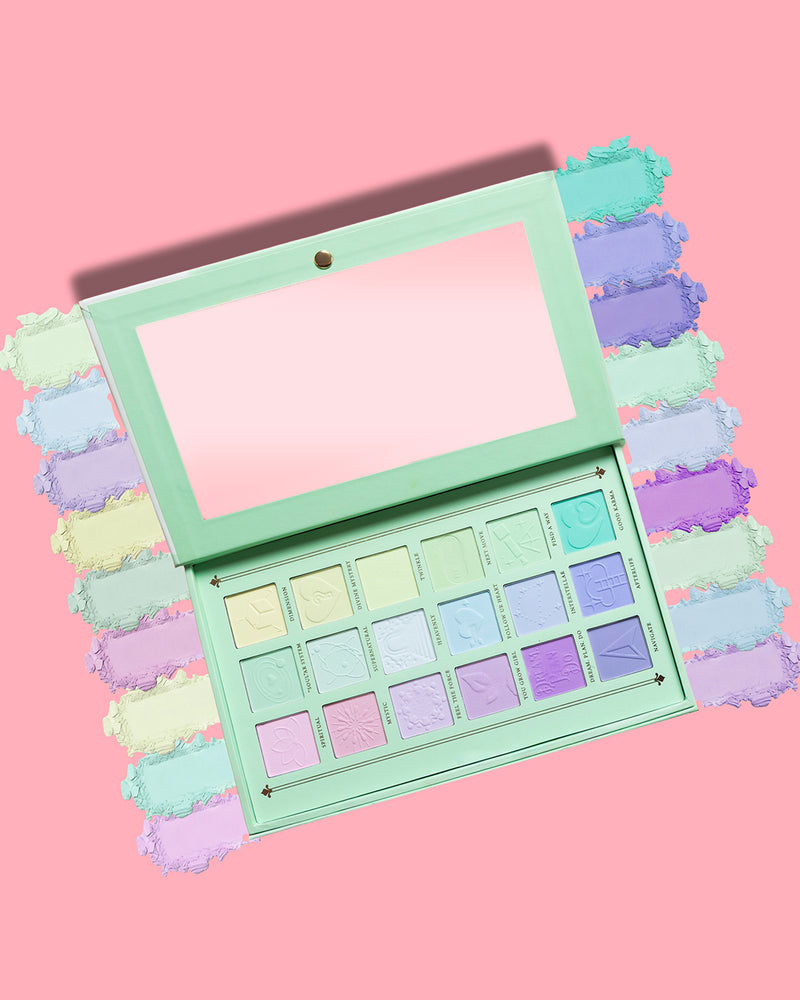 Alineando mi paleta de sombras de ojos en colores pastel Future