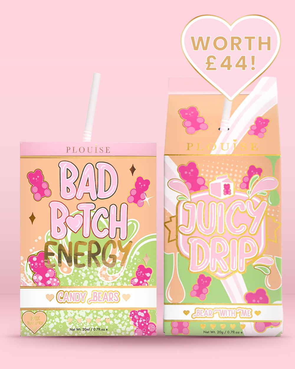 Duo pour les lèvres énergétiques Bad Bitch et Juicy Drip