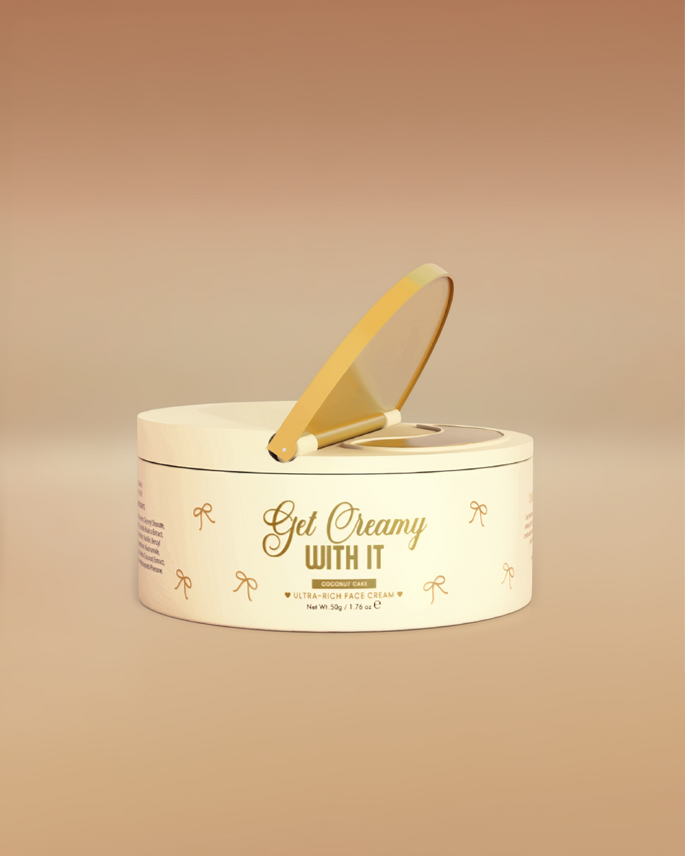Obtenez une crème riche pour le visage crémeuse - Gâteau à la noix de coco - PRÉCOMMANDE