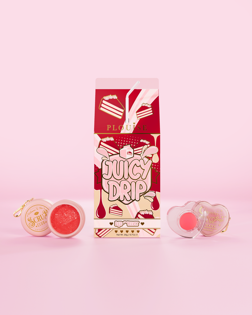 Saftiges Tropfen-Lippenpeeling- und Lippenmasken-Duo