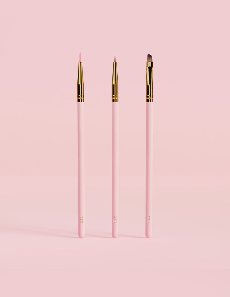 Learning Lines 3-Piece Eyeliner & Detail Brush Set