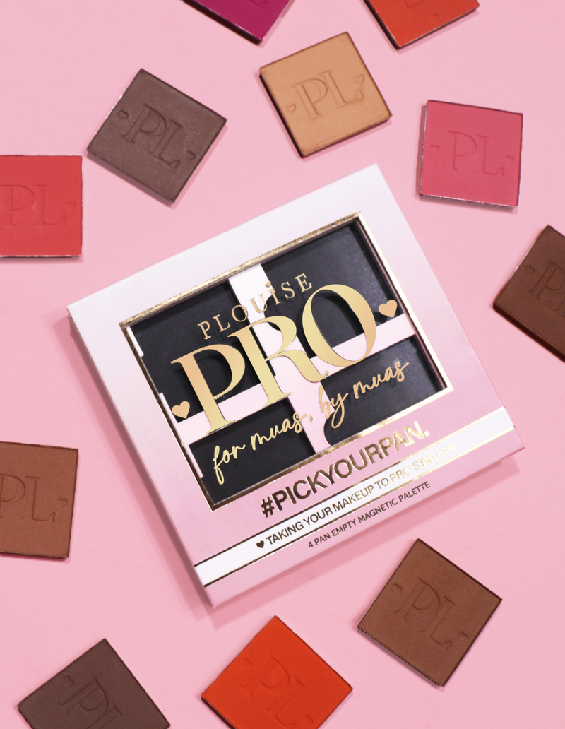 Pro Empty Magnetic 4-Pan Palette