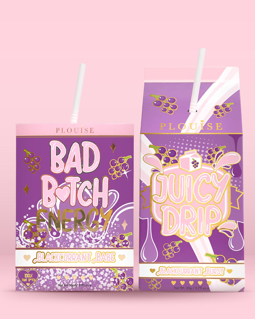 Duo pour les lèvres énergétiques Bad Bitch et Juicy Drip