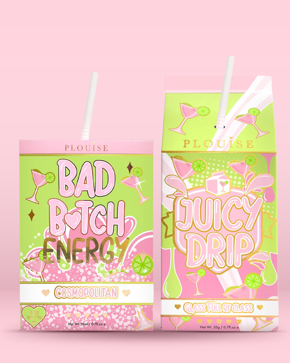 Duo pour les lèvres énergétiques Bad Bitch et Juicy Drip