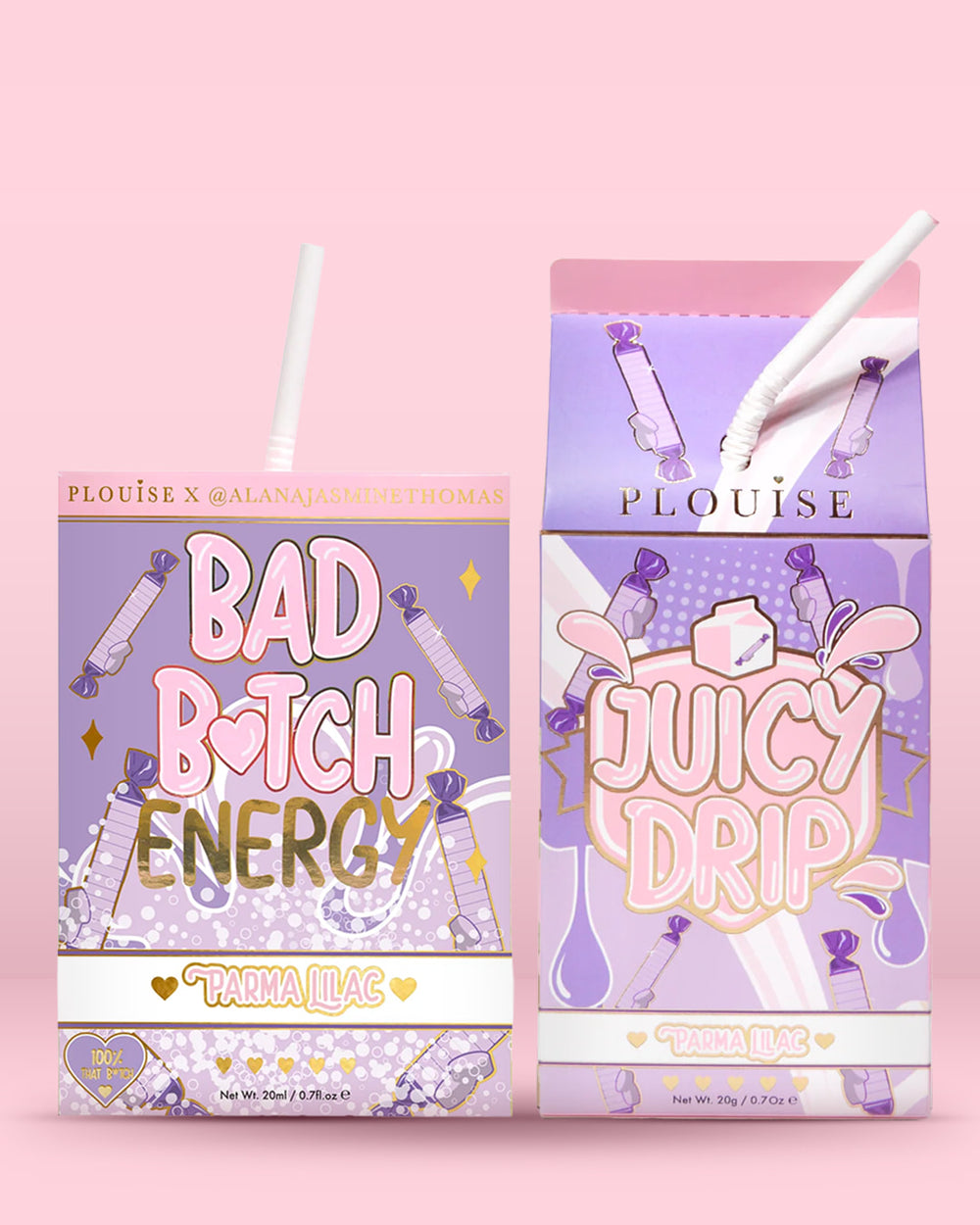 Duo pour les lèvres énergétiques Bad Bitch et Juicy Drip