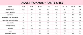 Pyjamasbyxset för julrosett för kvinnor