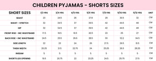 Girls Christmas Bow Pyjamas - Shorts Set