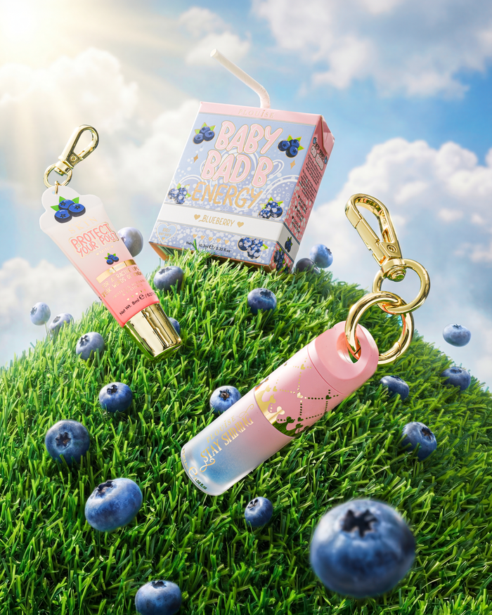 P.Louise Blueberry Baby Bad B Energy Lip Conditioner ja Lip Oil Duo