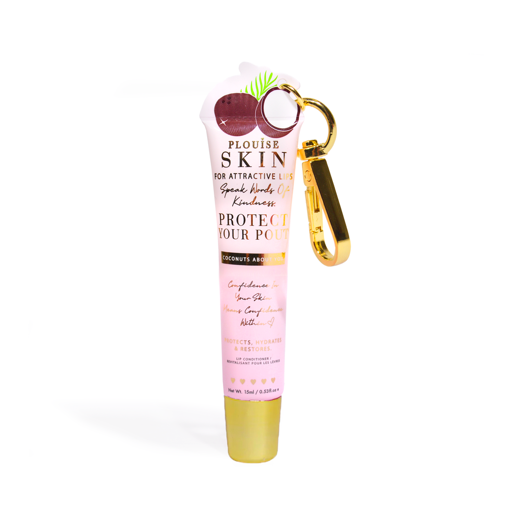 Chraňte svůj Pout Keychain Lip Conditioner