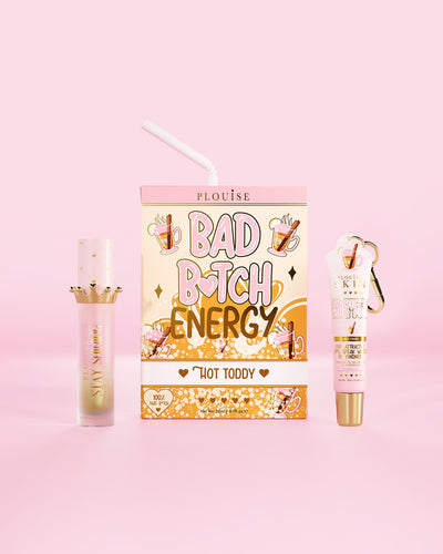 Bad Bitch Energy Lip Conditioner & Lip Oil Duo - Jordbær