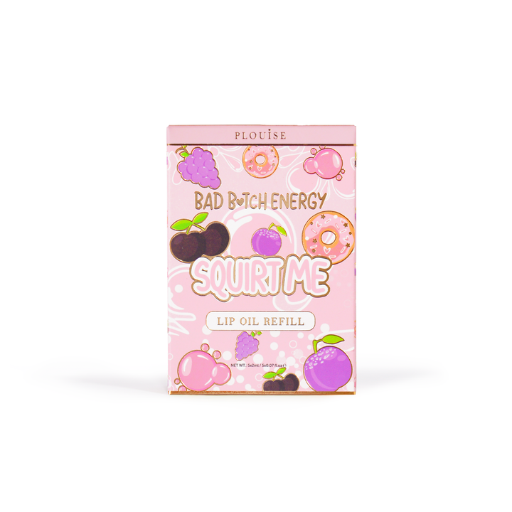 P.Louise Squirt Me Lip Oil Refill Sachet Packs 2ml