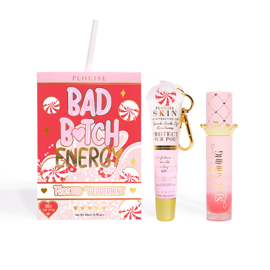 Bad Bitch Energy Lippenpflege- und Lippenöl-Duo